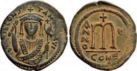 TIBERIUS II CONSTANTINE (578-582). Follis. Constantinople. Dated RY 5 (578/9)