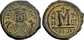 MAURICE TIBERIUS (582-602). Follis. Theoupolis (Antioch). Dated RY 16 (597/8)