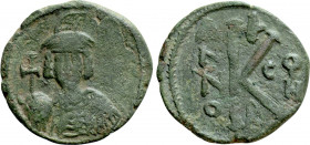 CONSTANTINE IV POGONATUS (668-685). Half Follis. Constantinople