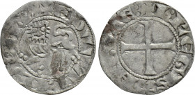 ANGLO-GALLIC. Edward I (Son of Henry, King of England, 1252-1272). Denier