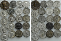 20 Roman Coins; Hostilian, Trajanus Decius etc
