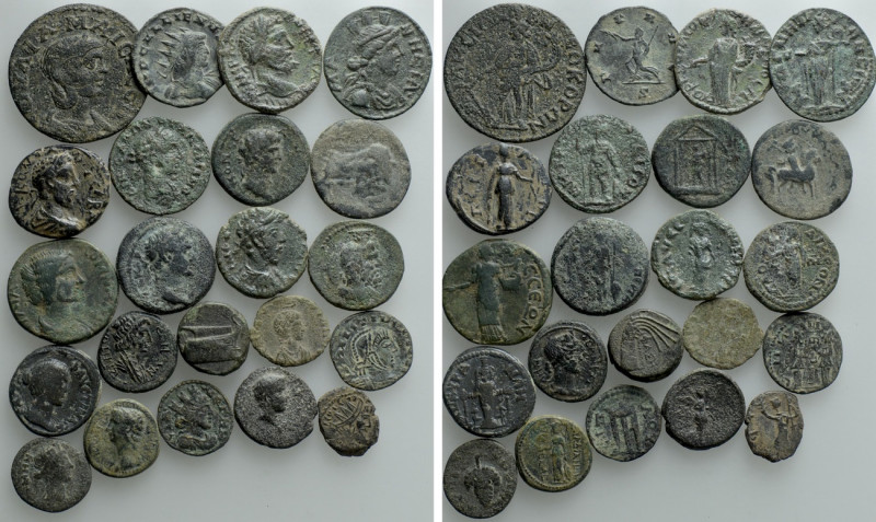 22 Roman Coins.

Obv: .
Rev: .

.

Condition: See picture.

Weight: g....
