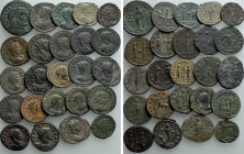 24 Roman Coins; Quintillus, Vabalathus etc