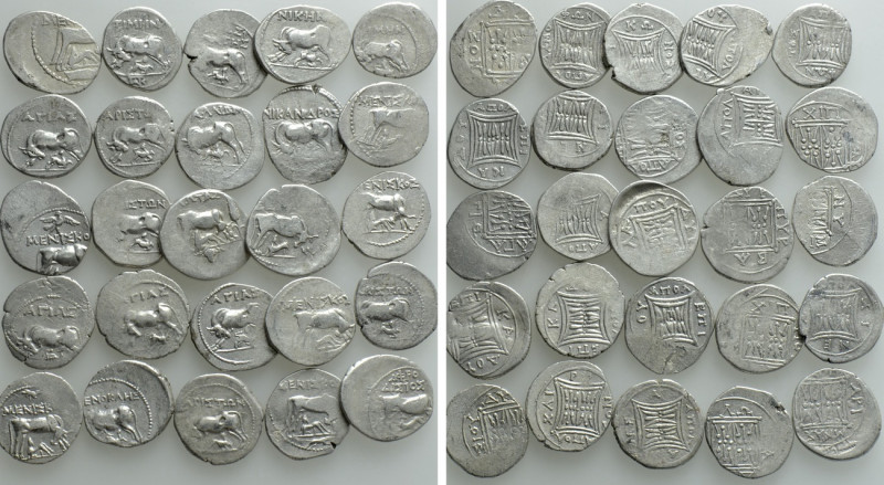 25 Drachms of Illyria.

Obv: .
Rev: .

.

Condition: See picture.

Weig...