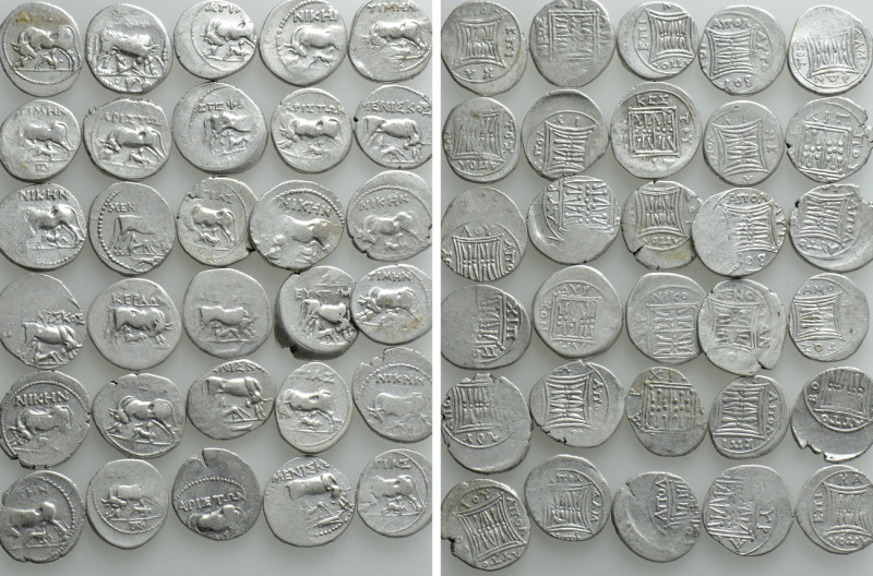 30 Drachms of Illyria. 

Obv: .
Rev: .

. 

Condition: See picture.

We...