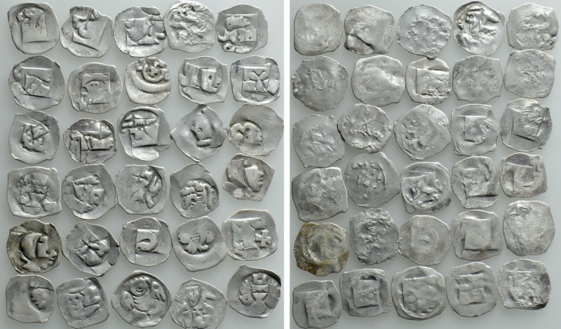 30 Medieval Coins of Austria and Germany. 

Obv: .
Rev: .

. 

Condition:...