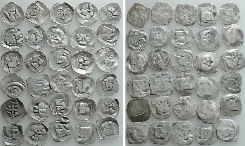 30 Medieval Coins of Austria and Germany. 

Obv: .
Rev: .

. 

Condition:...
