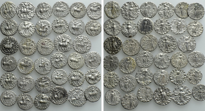35 Drachms of the Indo-Skythians. 

Obv: .
Rev: .

. 

Condition: See pic...