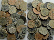 Circa 40 Byzantine Coins