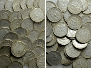 50 Pieces of 5 Reichsmark of Germany / the Third Reich (Silver; Circa 690 g gross weight) / Hindenburg)