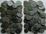Circa 60 Late Roman Coins