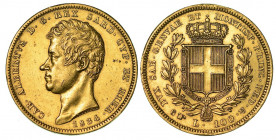 REGNO DI SARDEGNA. CARLO ALBERTO DI SAVOIA, 1831-1849. 100 Lire 1834. Torino.