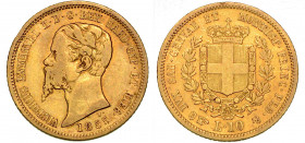 REGNO DI SARDEGNA. VITTORIO EMANUELE II DI SAVOIA, 1849-1861. 10 Lire 1855. Torino.