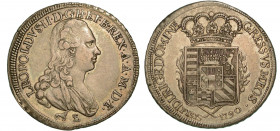 FIRENZE. PIETRO LEOPOLDO I DI LORENA, 1765-1790.  Mezzo Francescone 1790.