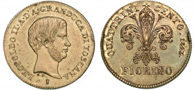 FIRENZE. LEOPOLDO II DI LORENA, 1824-1859. Fiorino 1843 (III tipo).