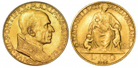 VATICANO. PIO XII, 1939-1958. 100 Lire 1948 A. X.