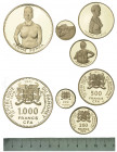 AFRICA. Dahomey. Lotto di quattro monete.