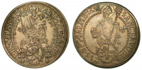 AUSTRIA - SALISBURGO. PARIS VON LODRON, 1619-1653. Thaler 1628.
