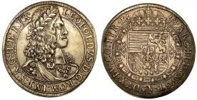 AUSTRIA. LEOPOLD I, 1657-1705. Thaler 1668.