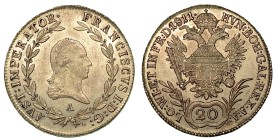 AUSTRIA. FRANZ I, 1806-1835 (come Imperatore d'Austria). 20 Kreutzer 1811. Vienna.