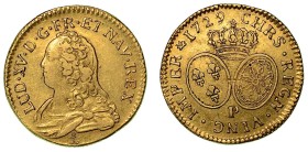 FRANCIA. LOUIS XV, 1715-1774. Louis d'or 1729.