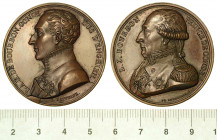 FUCILAZIONE DEL DUCA DI ENGHIEN. Medaglia in bronzo 1804.