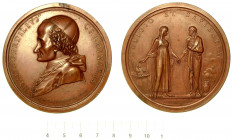 GIACINTO SIGISMONDO GERDIL, 1718-1802. Medaglia in bronzo 1804.