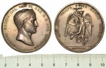 BATTAGLIA DI WAGRAM. Medaglia in argento 1809.