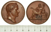 AQUILA FRANCESE SUL BORISTENO. Medaglia in bronzo 20 luglio 1812.