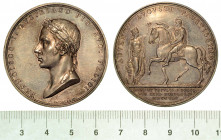 FRANCESCO I IMPERATORE D'AUSTRIA E RE DEL LOMBARDO-VENETO (1815-1835). INGRESSO A MILANO. Medaglia in argento 1815.