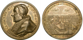 STATO PONTIFICIO. CLEMENTE XIII, 1758-1769. Medaglia in argento 1764 A. VI.