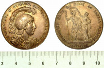 FERDINANDO IV DI BORBONE, 1759-1799. RICOMPENSA DI ATTI AL VALORE MILITARE. Medaglia in argento 1797.
