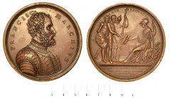 FRANCESCO DE MARCHI (Stratega e ingegnere militare, 1504-1576). Medaglia in bronzo 1819.