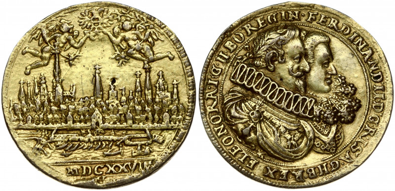 Austria Medal 1628 Ferdinand II and Eleonora Gonzaga Vienna. Ferdinand II (1578-...
