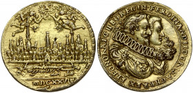 Austria Medal 1628 Ferdinand II and Eleonora Gonzaga Vienna. Ferdinand II (1578-1619-1637) and Eleonora Gonzaga (1598-1655). Vienna 1628. Obverse: Con...