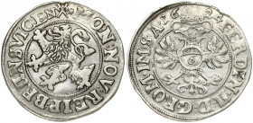 Germany BRUNSWICK 1/4 Thaler 1624 (b) Ferdinand II(1590-1637). Obverse: City arms in circle. Obverse Legend: MON: NOV: REIP: BRUNSVICEN. Reverse: Impe...