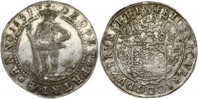 Germany Brunswick-Wolfenbüttel 1 Thaler 1631 HS Frederick Ulrich (1613-1634). Obverse: Helmeted arms. Lettering: FRIDERIC.VLRIC.D: G.DVX. BRVNS.ET.L. ...