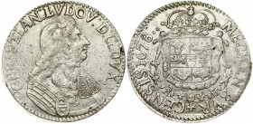 Germany MECKLENBURG-SCHWERIN 2/3 Thaler 1678 Christian Louis I (1658-1692). Obverse: Bust of Christian right with value in oval below. Lettering: CHRI...