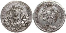 Germany Augsburg 2 Thaler 1740 IT. Obverse: Crowned arms in branches with river gods at sides. Obverse Legend: LIB: S: R: I: CIVIT: AUGUSTA VINDEL:. R...