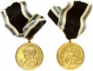 Germany Bavaria Medal (1799-1825) Bravery in Military Service. Maximilian I (IV) Joseph (1799-1825). Portable gold medal for 6 ducats or J. by J. Ries...