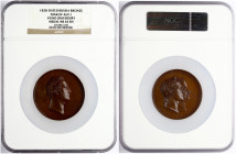 Lithuania Medal 1828 in memory of the 250th anniversary of Vilnius University. St. Petersburg mint 1828 Medalist F.P. Tolstoy (face style - under the ...