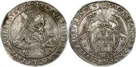 Poland THORN 1 Thaler 1633 II Wladyslaw IV Waza (1633-1648). Obverse: King torso to the right; holding sword and apple of reign; around legend; Letter...
