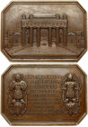 Russia Plaque (1838) Commemorating the Opening of the Moscow Triumphal gates in St Petersburg. St. Petersburg Mint; 1838–1839 Medalist A.I. Gube (face...