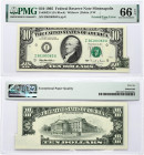 USA 10 Dollars 1995 Federal Reserve Note; small portrait; Minneapolis; Printed Tear Error. Obverse: Portrait of Alexander Hamilton facing left; center...