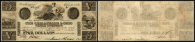 Continental-, Colonial Currency, State Issue, United States
District of Columbia, Washington D.C. 5 $ July 9.1840, 2 Sign., Ser.A. The Chesapeake & Oh...
