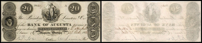Continental-, Colonial Currency, State Issue, United States
Georgia. 20 $ 23.Oct...