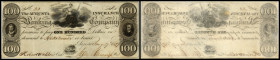 Continental-, Colonial Currency, State Issue, United States
Georgia. 100 $ 1837, 2 Signaturen, links Columbus. Augusta Insurance Bk. Comp. - Haxby GA ...