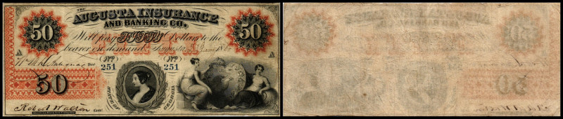 Continental-, Colonial Currency, State Issue, United States
Georgia. 50 $ 1860, ...