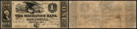 Continental-, Colonial Currency, State Issue, United States
Georgia. 1 $ 1858, 2 Signaturen. Mechanics Bk - Haxby GA-60/I
III