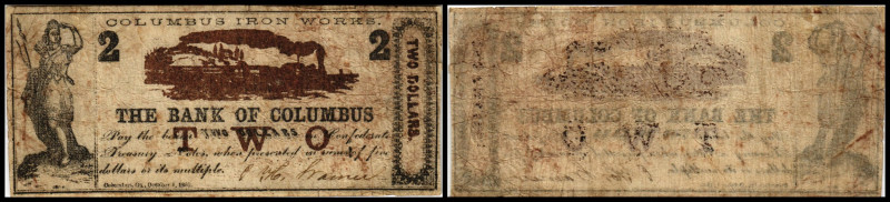 Continental-, Colonial Currency, State Issue, United States
Georgia. 1,2$ 1862, ...